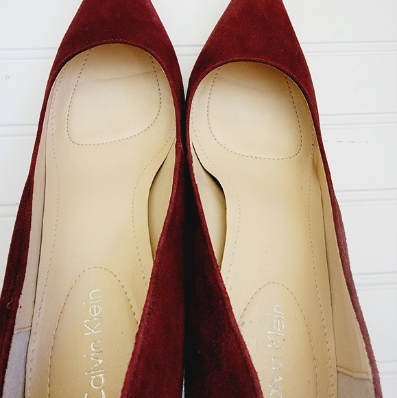 Calvin Klein Nadine Suede Heels - Picture 5 of 8